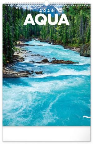 Kalendář nástěnný Voda 2026, 33 x 46 cm / PGN-35206-L