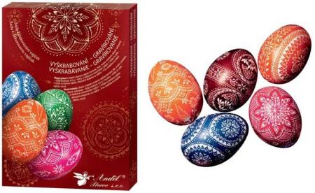 Sada k dekorování vajíček - vyškrabování