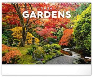 Kalendář nástěnný Zahrady 2026, 48 x 33 cm / PGN-35196-L