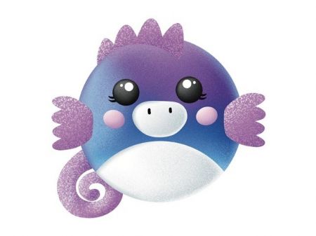 Gifty - Kuli Friends BLUE AXOLOTL