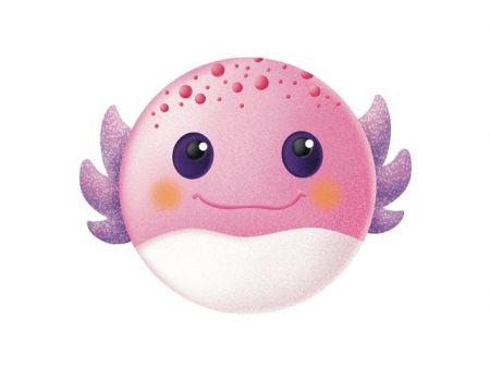 Gifty - Kuli Friends PINK AXOLOTL