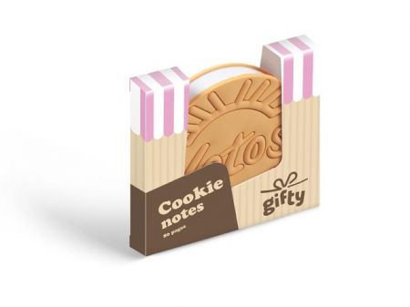 Gifty - Notes 90x90mm - sušenka