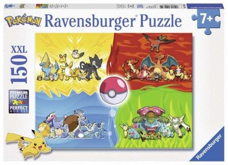 Puzzle Druhy Pokémonů 150 dílků