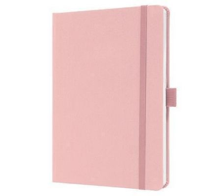 Exkluzivní zápisník "Jolie", světle růžová, A5, linkovaný, 96 listů, tvrdé desky, SIGEL JN