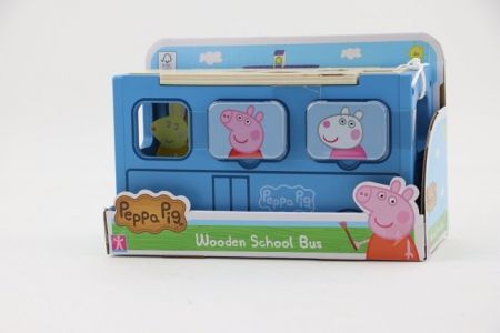 Dřevěný školní autobus Prasátko Peppa