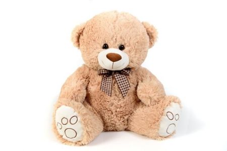 Plyšový medvěd sedící 3 druhy 55 cm