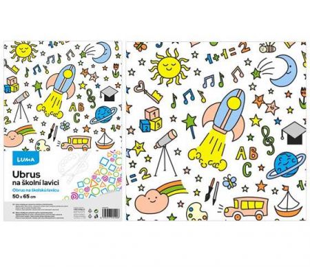 Ubrus na školní lavici DĚTSKÝ LUMA