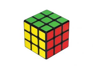 Kostka hlavolam barevná 5,3x5,3cm