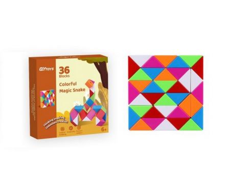 Had barevný skládačka hlavolam 16 cm