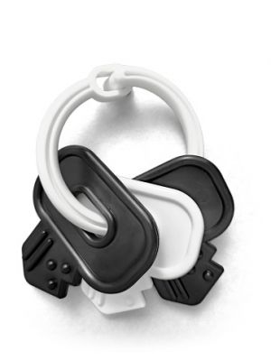 Přívěsky klíče černobílé