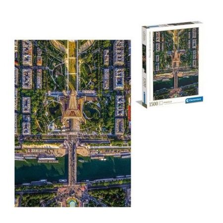 Puzzle 1500 dílků Flying over Paris