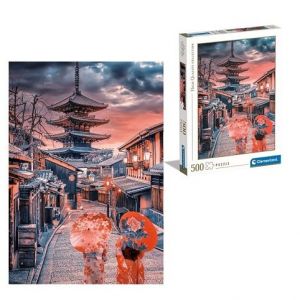 Puzzle 500 dílků Večer v Kjótu