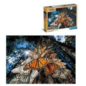 Puzzle 1000 dílků Compact nat geo monarch butterflies