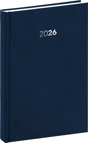 Diář denní Balakon 2026, tmavě modrý, 15 x 21 cm / PGD-DA5BA-6215