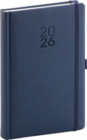 Diář denní Diamante 2026, modrý, 15 x 21 cm / PGD-DA5DI-6016