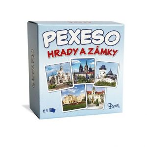 Pexeso Hrady a zámky ČR v krabičce