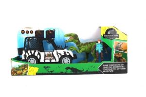 Dinosauří set s autem