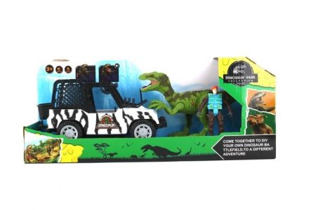 Dinosauří set s autem