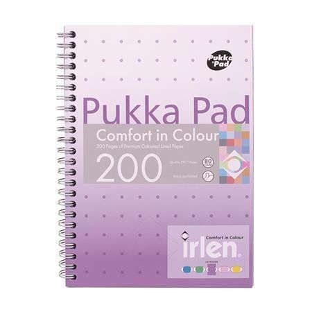 Spirálový sešit "Irlen Jotta Lavender", A5, linkovaný, 100 listů, PUKKA PAD IRLJOTA5(LAV)