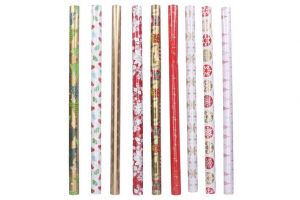 Balící papír 0,7x2 m Vánoce mix 1