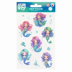 Tetovací obtisk mořská víla