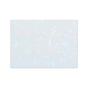 Obálka C6 11,4x16,2cm metalická bílozlatá