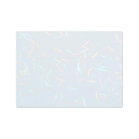 Obálka C6 11,4x16,2cm metalická bílozlatá