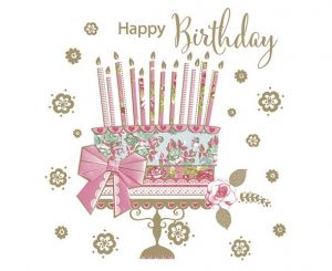 Ubrousky DAISY L (20ks) Lilac Collage with Butterflies