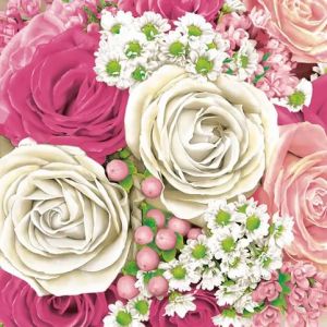 Ubrousky DAISY L (20ks ) růže rose