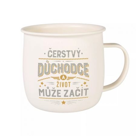 ALBI Outdoorový hrnek - Důchodce