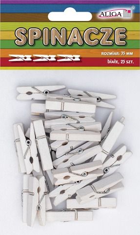 ALIGA količky SPIN-0585 35mm bíle 25ks