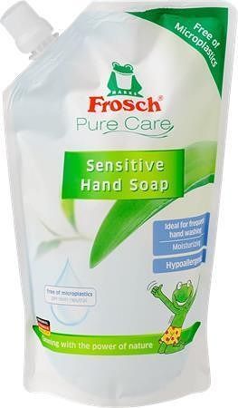 Tekuté mýdlo "Sensitive skin", náplň, 500 ml, FROSCH FR-1599-8