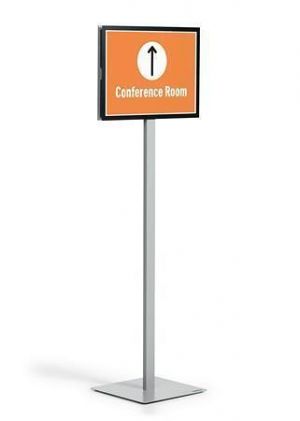 Informační stojan "INFO STAND BASIC", antracitově-šedá, A3, DURABLE 501357