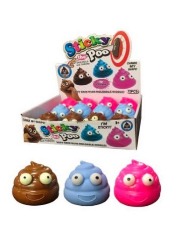 Míček antistresový hovínko mačkací 7 cm