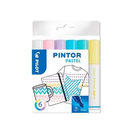 PILOT PINTOR set 6ks PASTEL MIX