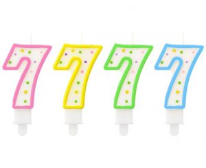 GD Svíčky dortové DOTS 7 tečky