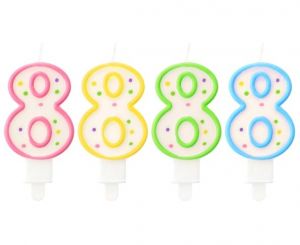 GD Svíčky dortové DOTS 8 tečky