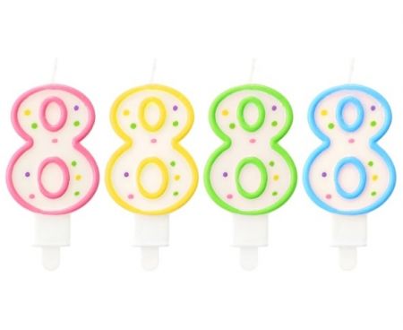 GD Svíčky dortové DOTS 8 tečky