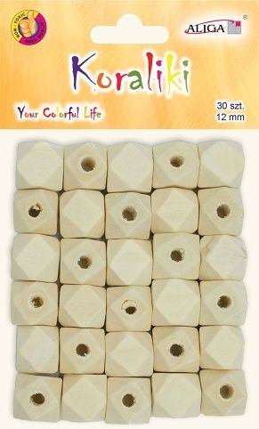 ALIGA korálky PJ-0768 12mm 30ks geometr.