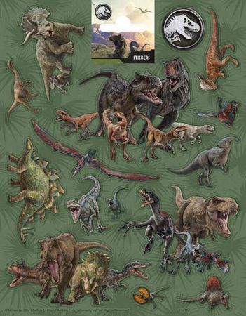 Samolepky - Jurský park (typ L)