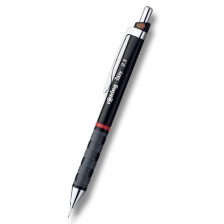 Pentelka Rotring Tikky Black černá 0,5 mm (Mechanická tužka Rotring Tikky Black)