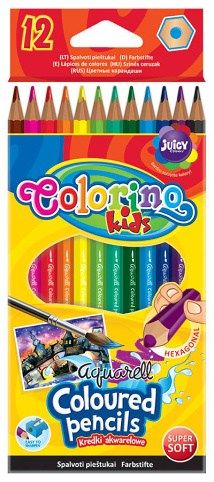 Colorino pastelky 12ks akvarelové