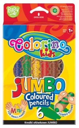 Colorino pastelky JUMBO 6ks kulaté Baby