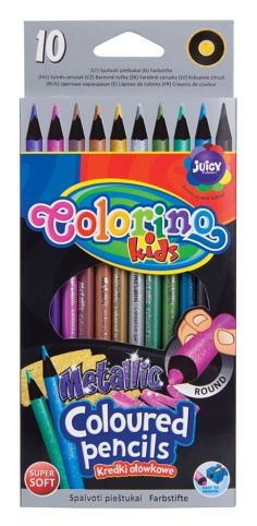 Colorino pastelky 10ks kulaté metal