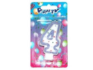 W-Svíčky dortové čísla 885037 &quot;4&quot;