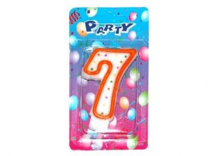 W-Svíčky dortové čísla 885040 "7"