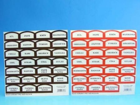 LIKA samolepky na kořenky VL text 3168