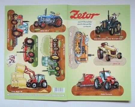 MP vystřihovánky Zetor