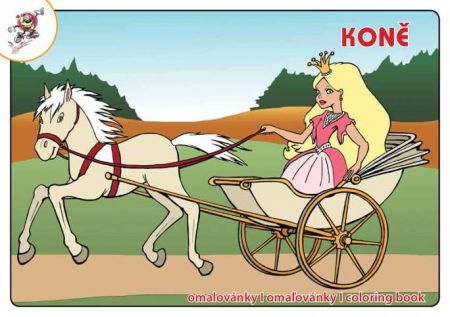 MP omalovánky A5 Koně