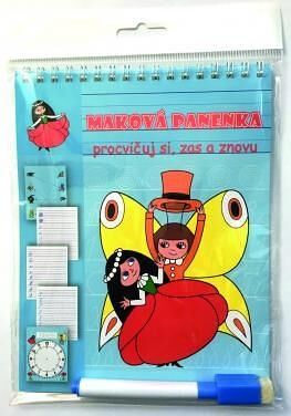 AKIM stíratelné listy A5 Maková panenka